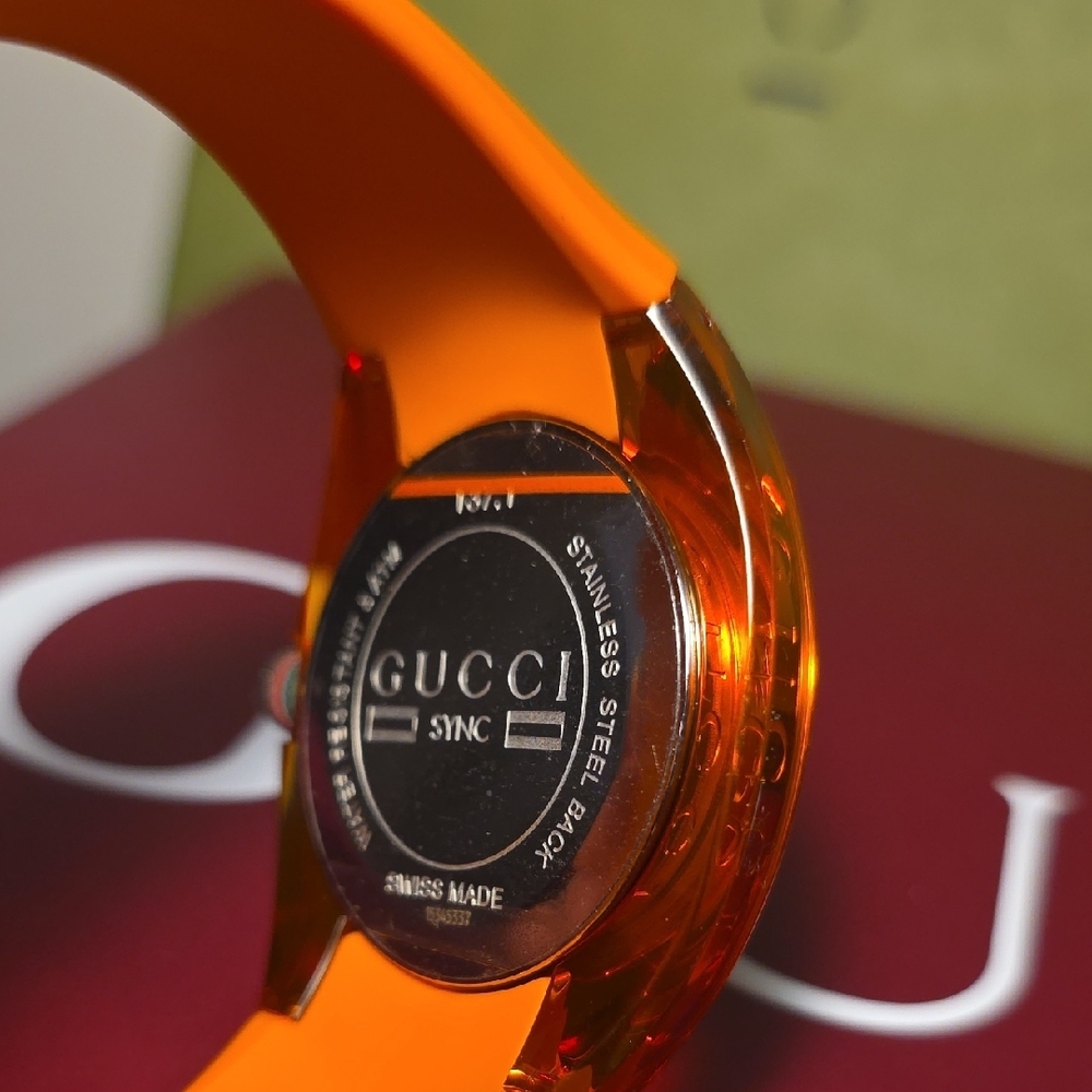 Gucci Men's Vibrant Orange Watch - Picture 6 of 8